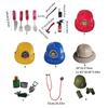 Construction Worker/Police/Firefighter Cap Fireman/Chef/Doctor/Military/Police/Explorers/Construction Worker Costume Set