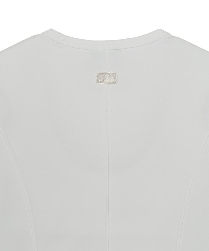 Emelbi Women'S Slim Crop Fit Cap Sleeve Short Sleeve T-Shirt Ny (White)