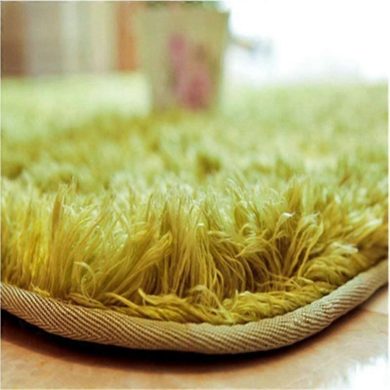 Barsinfi Runder Badteppich Rutschfeste Zottelige Badezimmerteppiche, Mikrofaser Zottelteppich, Super Absorbierende Matten, Maschinenwaschbare Badematten, Stil07, 60cm