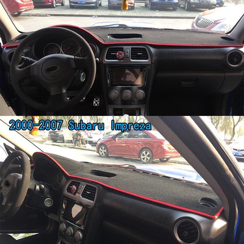 For 2000-2007 Subaru Impreza UK300 Dashmat Dash Mat Dashboard Cover Instrument Panel Sunscreen Pad Ornaments