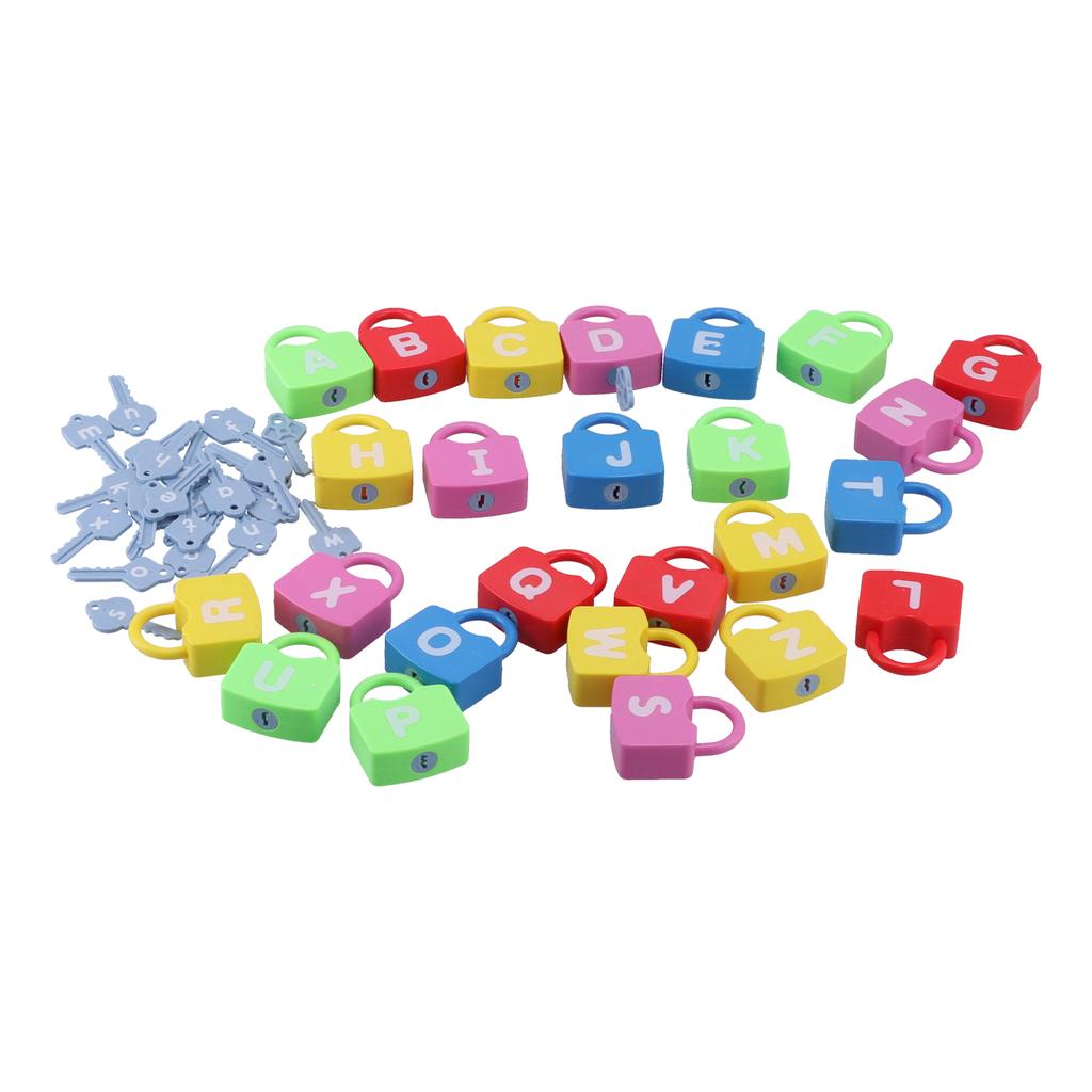 Learning Locks Alphabet Toys Educational Learning Locks Counting Toys Set for KidsLetter