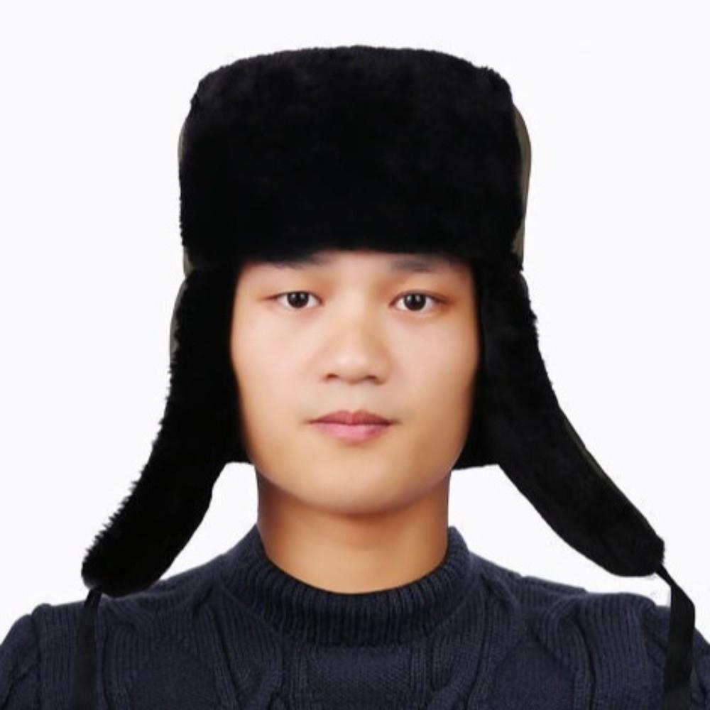 Thickened Windproof Pilot Hat Windproof Winter Ear Cap Comfortable Ear Protection Cap  Men