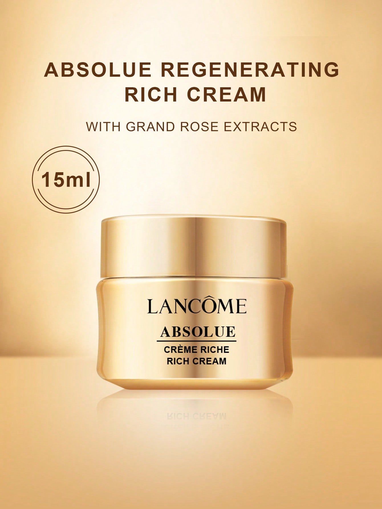 

Lancôme Absolue Longevity М який крем 15 мл (0,5 унції) - Зволожуючий крем проти старіння mini Rich Cream 15ml