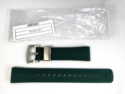 R03E014J0 SEIKO Prospex 20mm Rubber Band Green for Via SBDC133/ 6R35-01L0 (Ships Nekoposu)