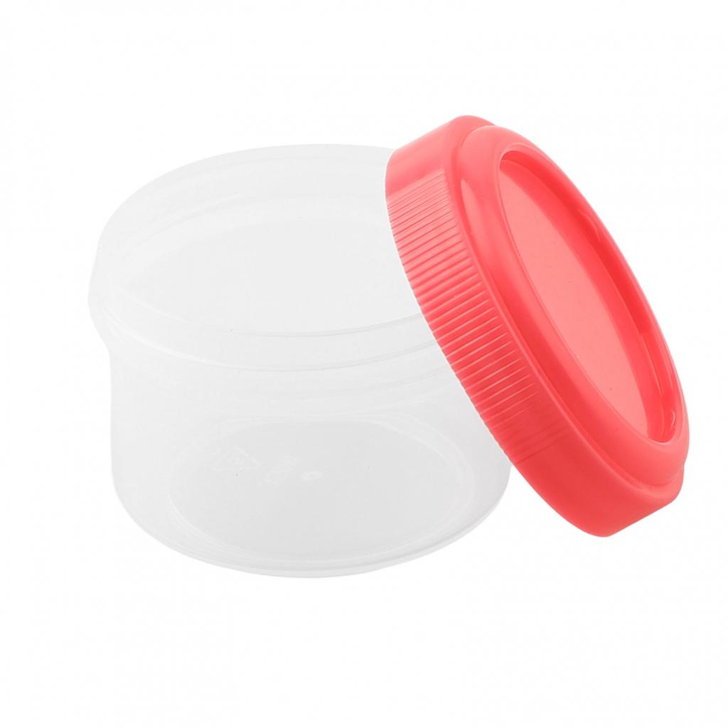 Set of 6 Small Sauce Containers with Lids for Condiments and Dressings