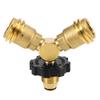 Outdoor Camping Wanderofen Adapter Propanflasche Y-Splitter Adapter Zwei Ofenanschluss Weg LPG Adapter T-Stück Anschluss