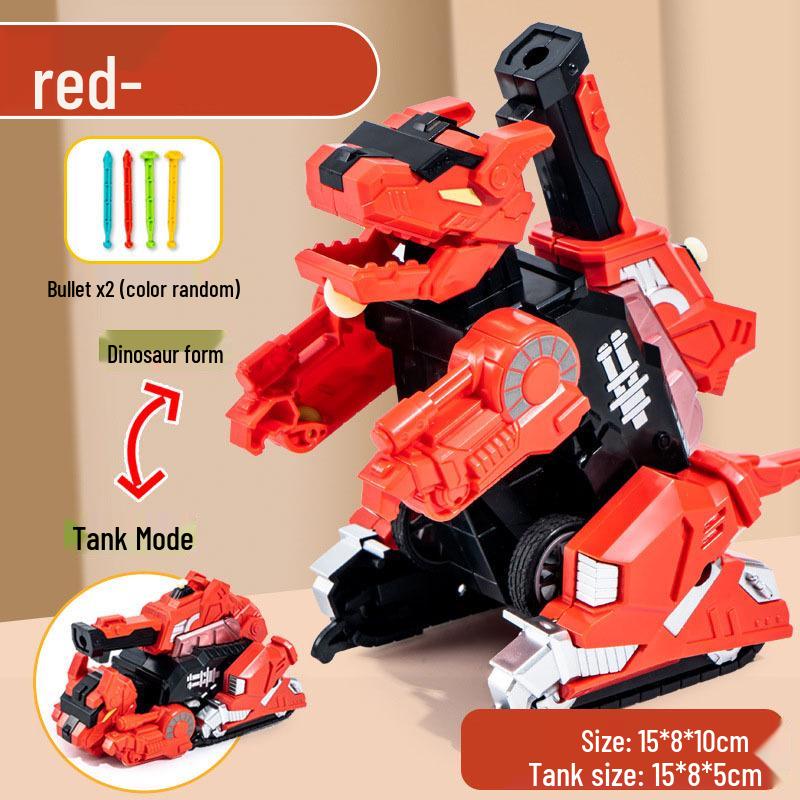 Children's Dino Car: Inertia Toy T-Rex Tank Model, Ideal for Boys' Gifts