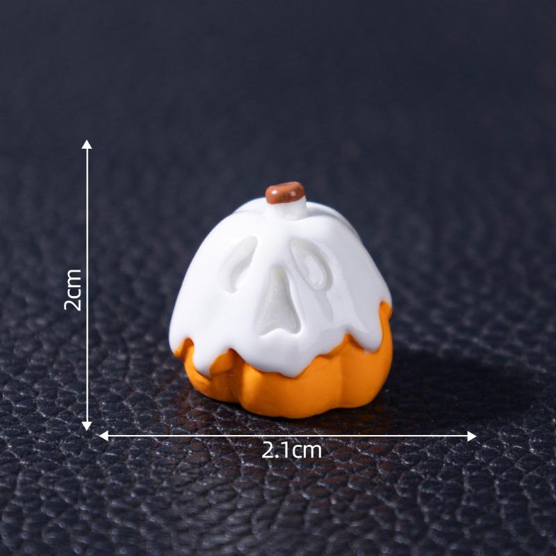 Halloween Pumpkin Ghost Cute Particle Decorative Accessories Mini Micro-landscape Resin Small Ornaments