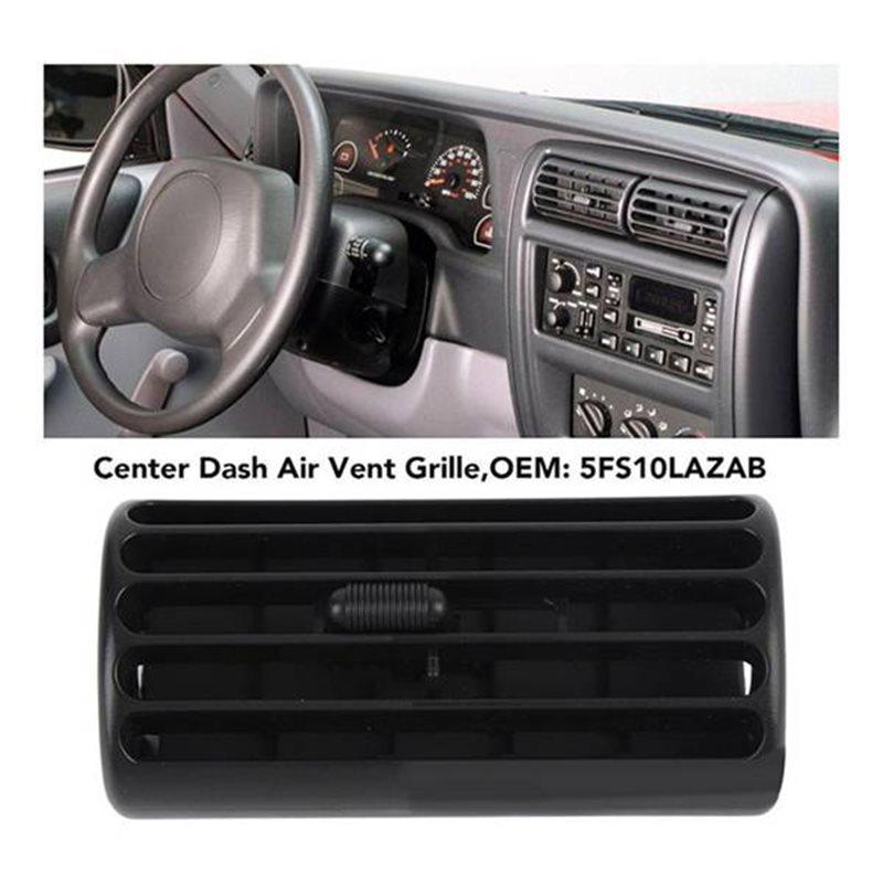 Front Center Dash Air Vent Grille 5FS10LAZAB Dashboard AC Vent Air Outlet Seamless Fit For Cherokee XJ 1997-2001
