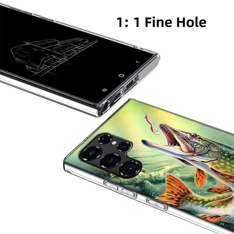 Forellenfischerei Coque Für Samsung S23 S22 Ultra S24 FE S25 Edge Telefon Galaxy S21 S20 FE S10 Plus Hülle Luxus Abdeckung Silikon F