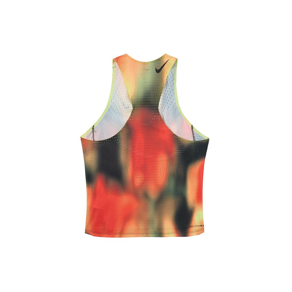 Nike Aeroswift Dri-Fit Adv Wygodna Codzienna Bezrękawnik Męskie Koszulki Jasno-Cytrynowo-Żółty Jasno-Głęboko-Czerwony Czarny HJ3380-736