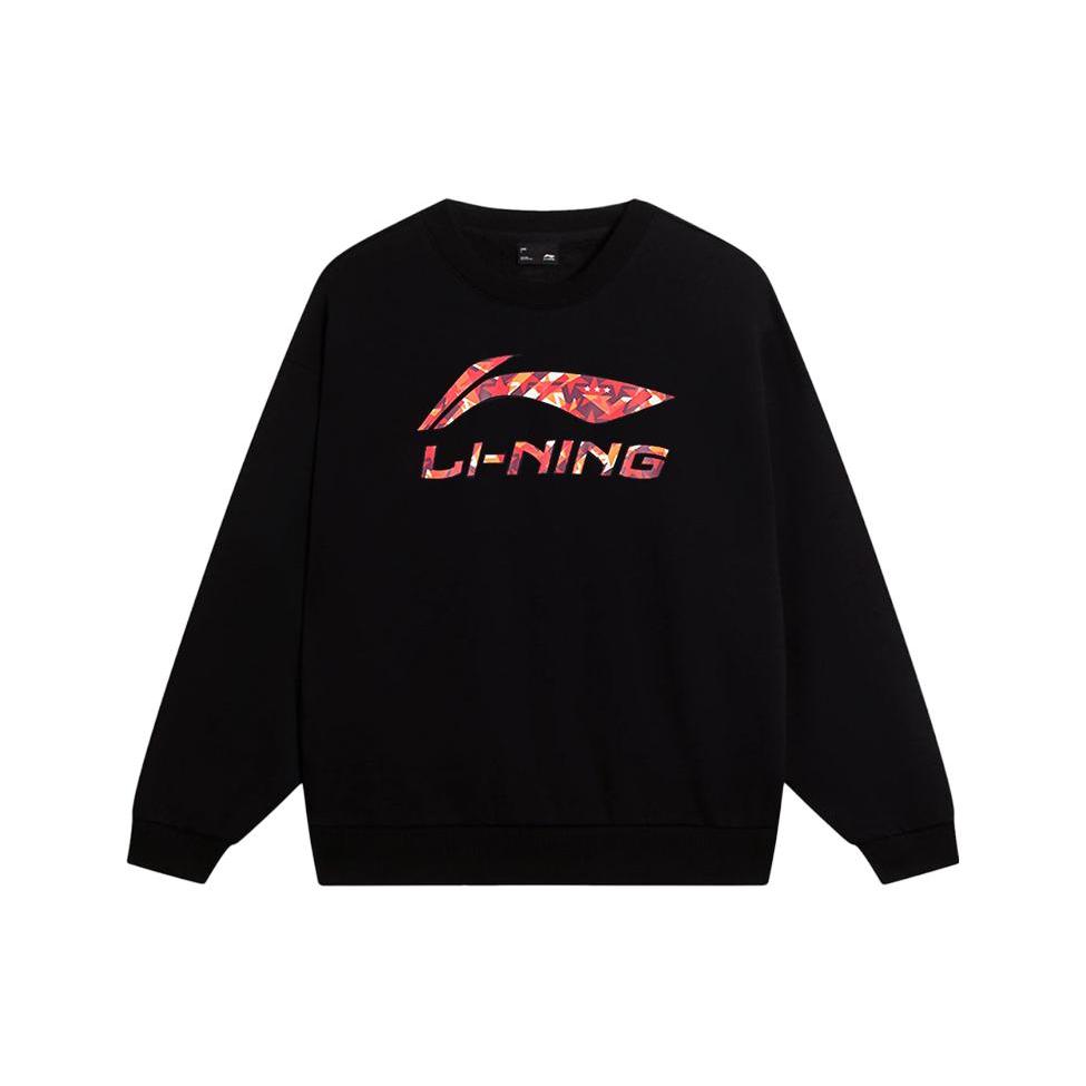 Li Ning Sweatshirts Men s Crew Neck Moderate Regular YWDT525-2 L