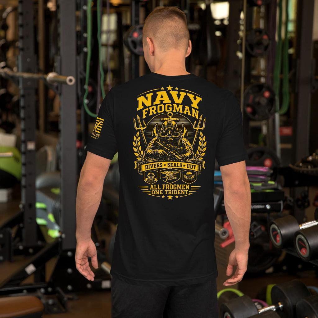 Navy Frogman Tribute | Divers Seals UDT | US Navy Special Warfare | All Frogmen One Trident Unisex t-shirt
