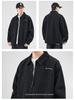 Men's American Retro Casual Black Workwear Jacket (2025 Autumn/Winter)
