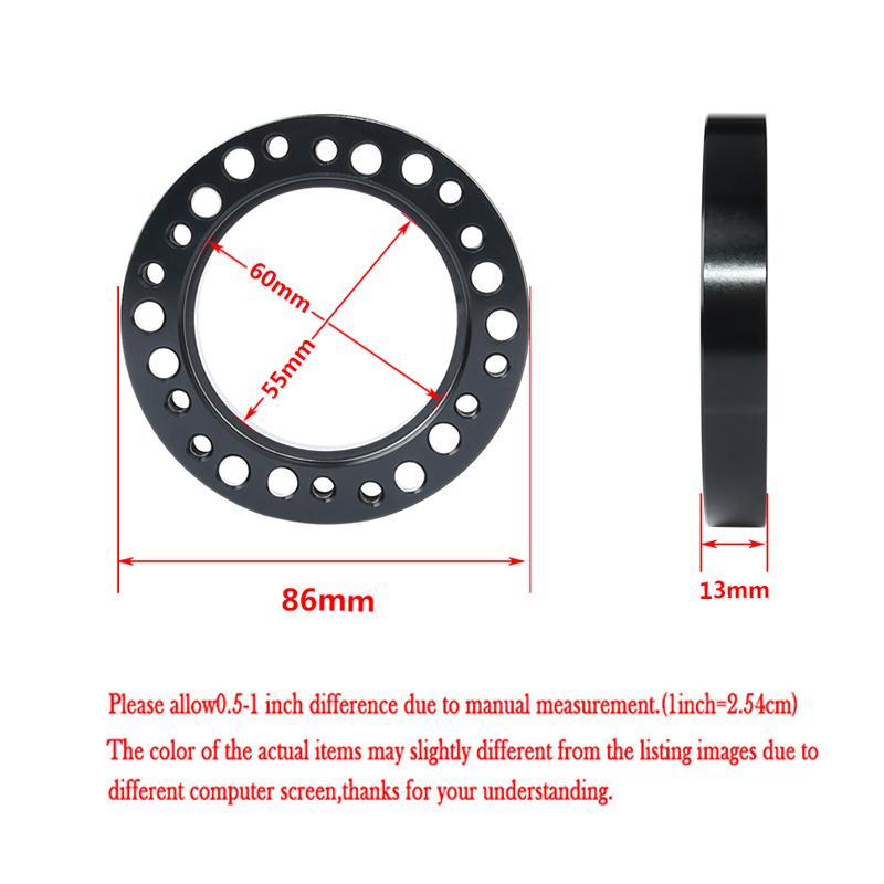 Neue Lenkradnabe 1/2 Zoll Distanzstück Lenkradnaben-Boss-Kit Adapter Distanzstück 13mm