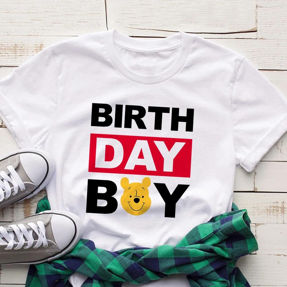 MINISO Disney Winnie The Pooh Women Men T-shirt Cartoon Cute Short Sleeve T Shirts Summer Casual Top T-Shirt Harajuku Clothing