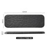 Black and white solid color rock grain rectangular plate ceramic long plate Sashimi plate inventory heart sushi utensils