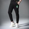 Men's Sports Joggers European Style Trendy Casual Slim-Fit Bear Print Summer Thin Sweatpants