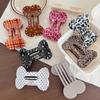 Rhinestone Flat Hair Claw Bone Shaped Hair Accessories Creative Hair Clip