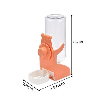 500Mldog And Cat Water Bottle Automatic Drinking Cup Anti-Drip Design Safe Easy To Clean Hanging Automatic Drinker