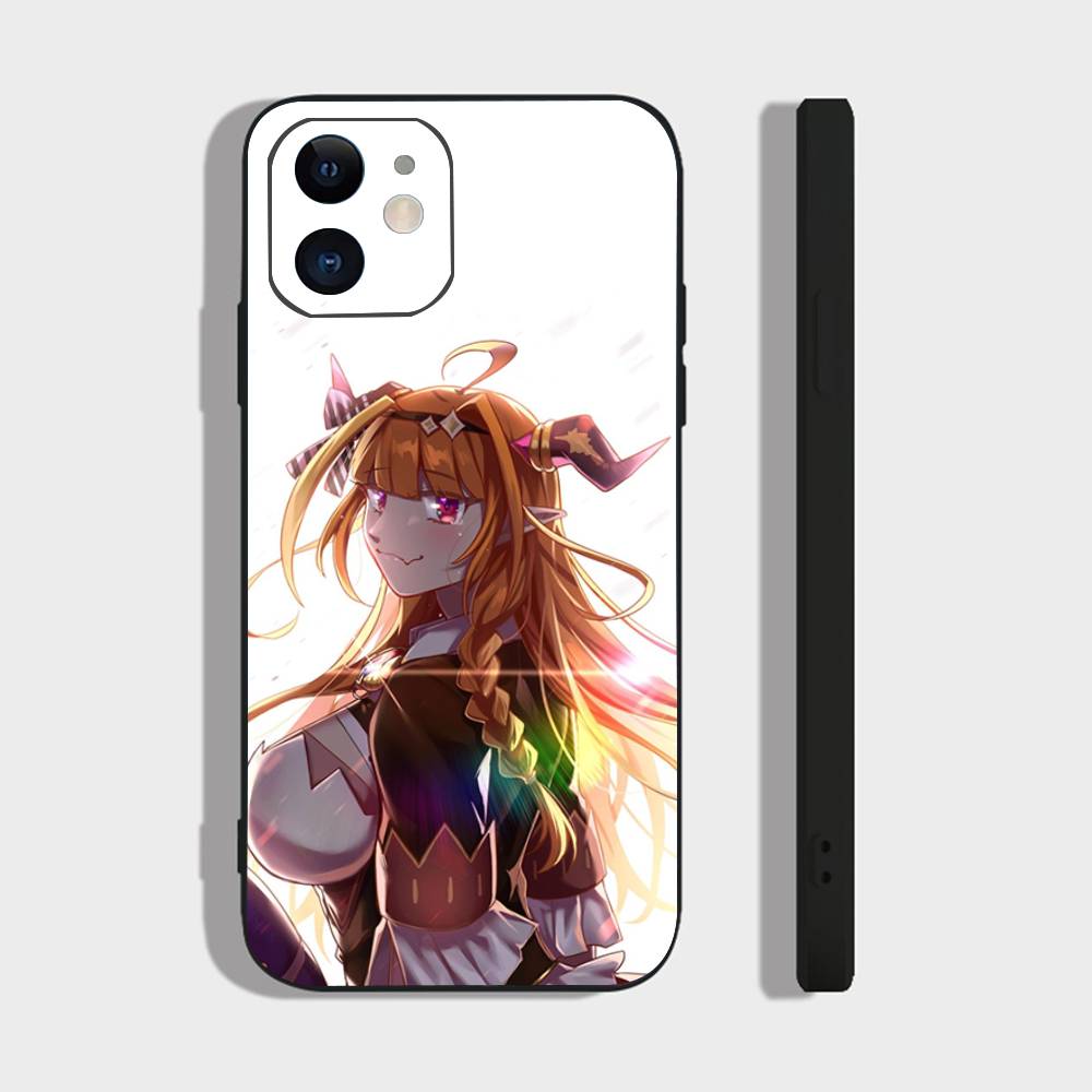 Kiryu Coco Anime H-hololive Phone Case For IPhone 17 Air 16 15 14 13 Pro Max 11 12 Black Silicone Cover