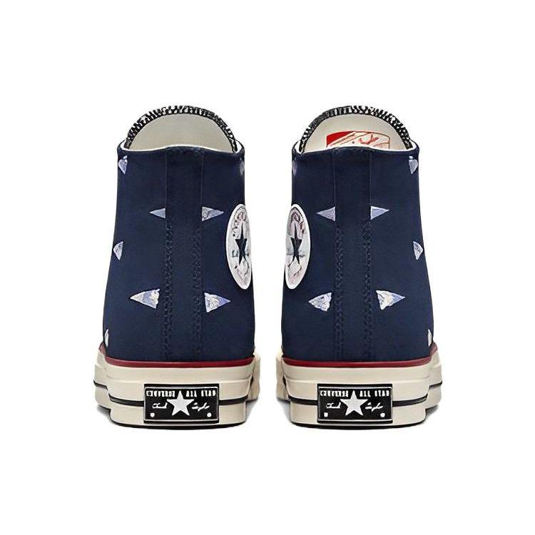 Converse Chuck 70 High Nautical Flag Unisex Sneakers Blue Navy Ultraviolet A04965C