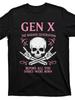 Gen X The Badass Generation T-Shirt Funny Sassy Gen Xer Graphic Sizes S-5XL