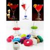 Popular Silicone Red Wine Glass Marker Charm Drinking Identification Cup Labels Tag Signs Party Supplies