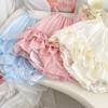 Baby Girl Summer Thin Strap Ruffle Romper Bodysuit for Outings