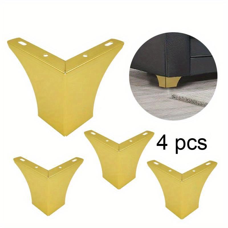 

4 шт. Аксессуары для ножек мебели Мебельные ножки Металлический дизайн Замена мебельных ножек Ножки для дивана, журнального столика, шкафа, тумбы под ТВ