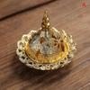 1PC kadidelnice dutá Golden Tower Oil Burner Arab Style Držák kadidelnice pro domácnost