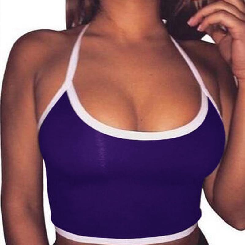 Sexy Summer Fashion Women Tank Tops With Comfortable Cotton Blend Fabric And Vibrant Color Options