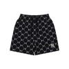 MLB New York Yankees Diamond Old Flower Comfortable Loose Fit Lace-Up Casual Shorts Unisex Shorts Black 3ASPM0343-50BKS