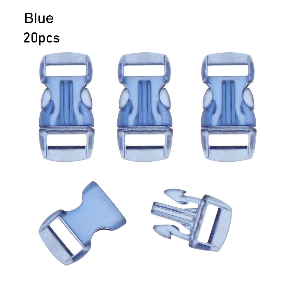 quality 3/8" 10mm Curved Dog Collar Strap Webbing Outdoor Tool Camp Bag Parts Side Release Buckle