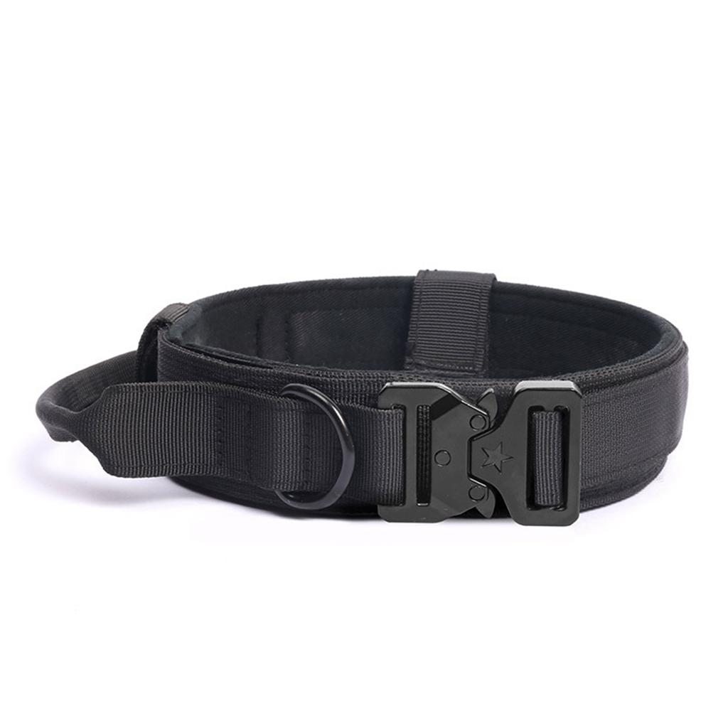 Dog Collar Safe Adjustable Comfortable Military Training Dog Collar for Medium Large Dogs