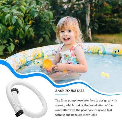 1.5Inch Swimming Pool Hose Pool Pump Hose Pool Replacement Part, Pool Filter Pump Hose Flexible Spa Accessories