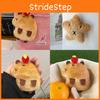 Adorable Plush Capybara Keychain Soft Toy  Bags Featuring Cute Design