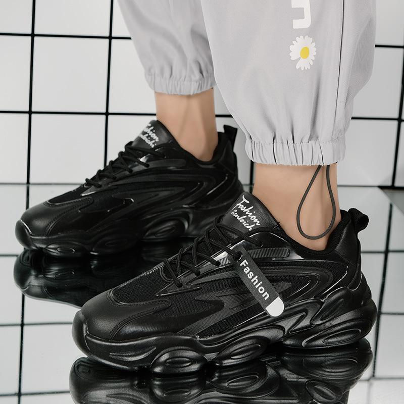 Hong Kong Style Summer Low-top Men's Shoes Ins Super Fire Dad Shoes Breathable Little White Shoes Versatile Casual Board Shoes Sports Shoes