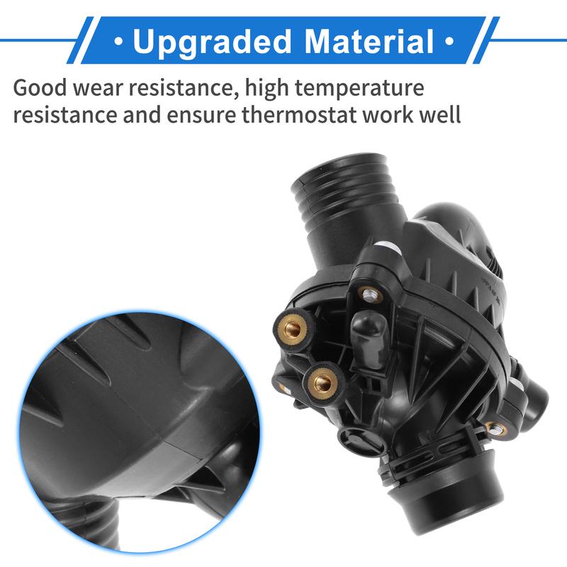 X Autohaux Engine Coolant Thermostat Housing Assembly for BMW E70 E71 X5 2007-2010 X6 08-10
