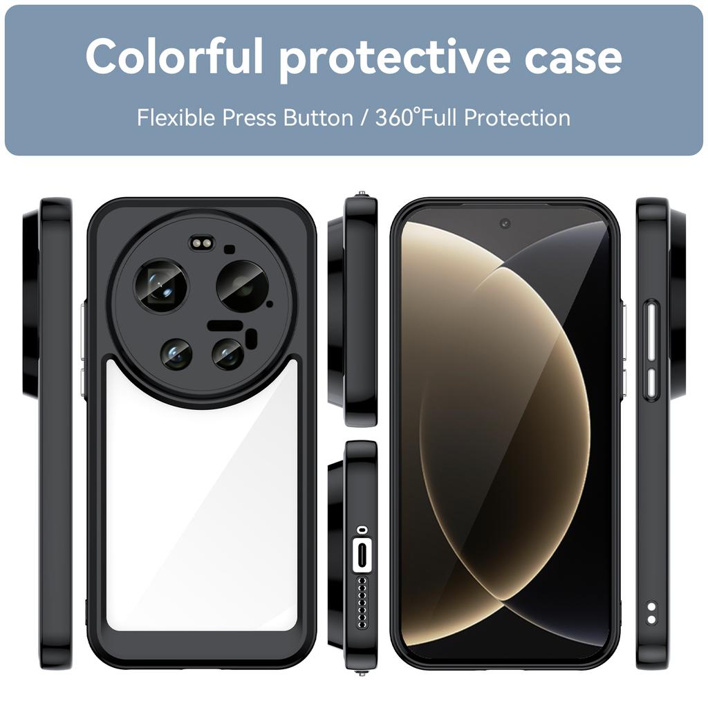 For Xiaomi 17 Ultra 5G Case TPU + Acrylic Protective Clear Phone Cover