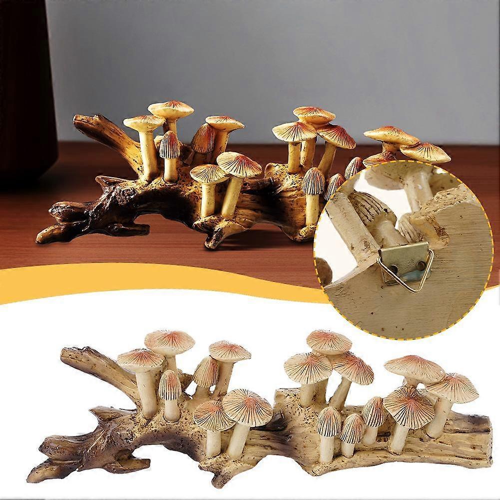Wooden Mushroom Wall Art Creative Wall Ornaments Decorations Ornaments Gifts