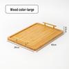 Bamboo Rectangular Serving Tray with Handles