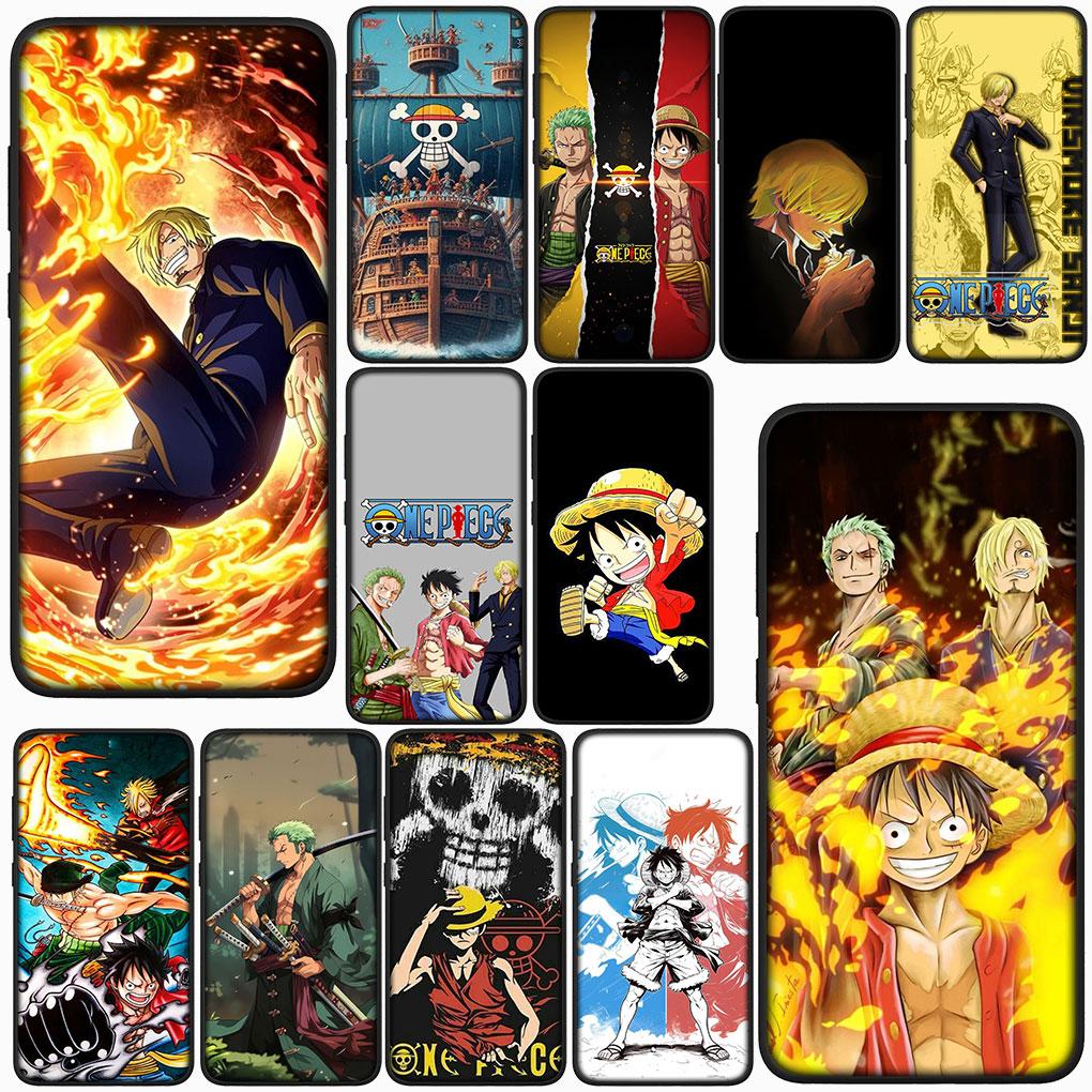 For Motorola Moto G86 G57 G67 G24 G15 G54 Power G13 G14 G34 G35 G45 G53 G55 G64 G75 G72 Case Roronoa Zoro Sanji Luffy One Pieces