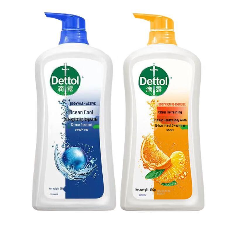 Dettol Гель для душа, двойная упаковка