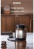 Qingshui® 1500ml Pure Titanium Stewing Teapot with Tea Separator & Temperature Display Vacuum Flask
