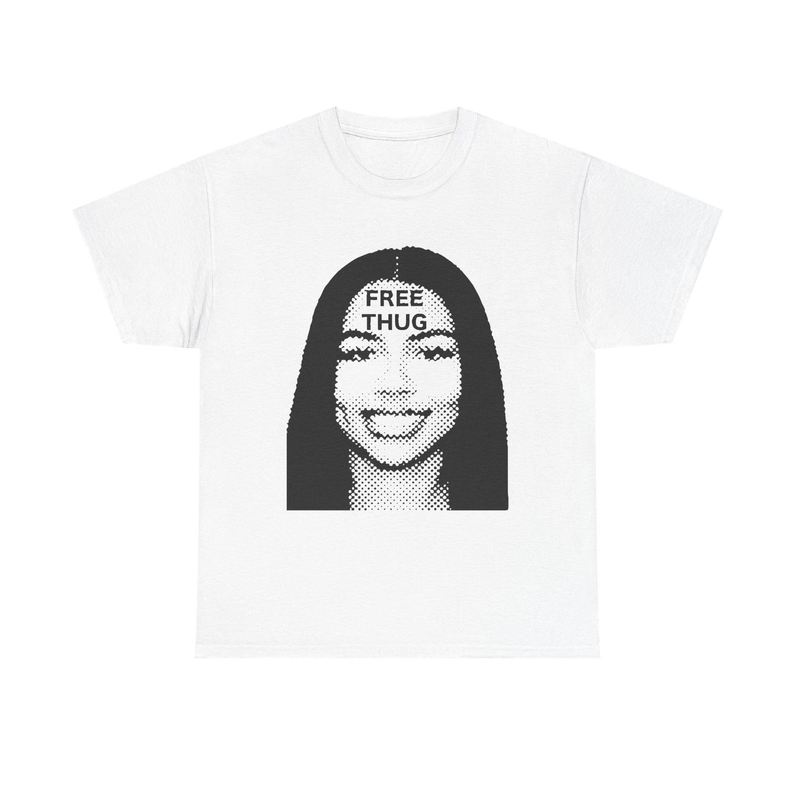 Бесплатная футболка Thug T-Shir для фанатов 4XL