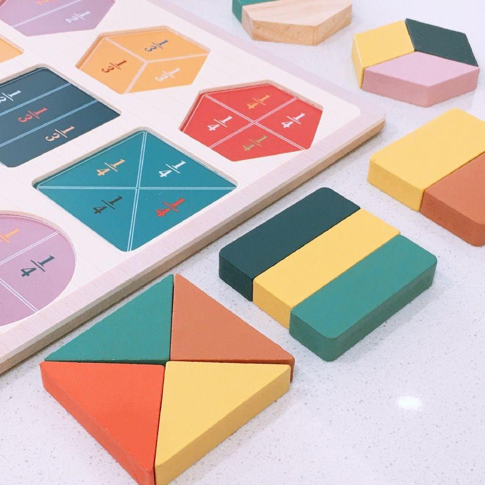 Children's Montessori Early Education Panel1-2-3Year-Old Baby Educational Wooden Puzzle Matching Toy Boys and Girls Grab