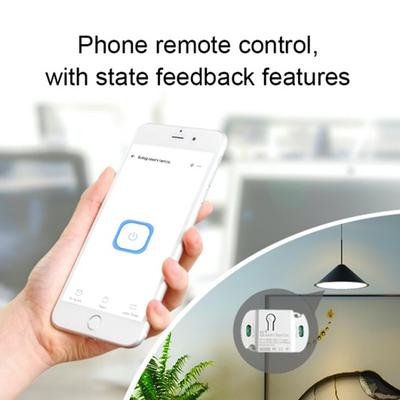 Aplicación de hogar inteligente WiFi + RF interruptor Ligh pared relé temporizador módulo voz hogar Alexa 110V 220V 10A lámpara