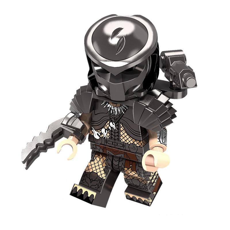 NEW Style!! Terminator Predator VS Alien Blood Robot War Model Building Blocks Christmas Action Figure Bricks Toys For Children