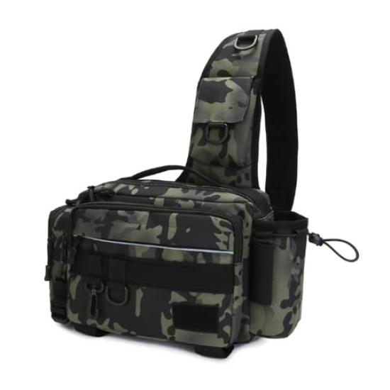Camouflage fishing fishing running shoulder bag bag, bag, bag, bag,